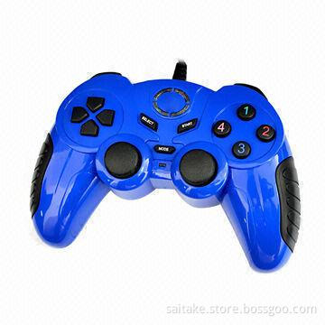 Game pad/joypad/joystick/game controller with double vibration, ideal for PC